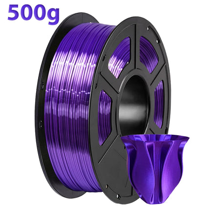 Silk PLA 3D Filament Wire 1.75mm Spool Wire 3D Printer Material 250g,500g,1kg 3D Print Refills, Filament wire Vacuum Packaging