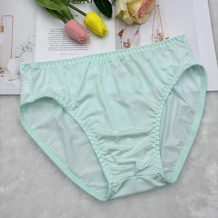 Ultra-Thin Silky Ice Silk Elastic Soft Close-Fitting Fabric Men's Daily Comfort  Underwear Breathable Briefs men underwear sexy