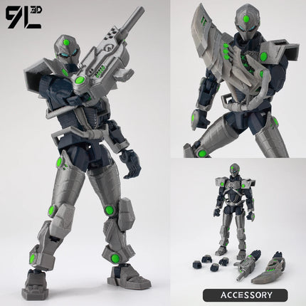 9L3D Printed Indomitable Hero Tech Jacker Lucky13 Action Figure Dummy13 Multi-Jointed Collectible Model Toy T13 Birthday Present