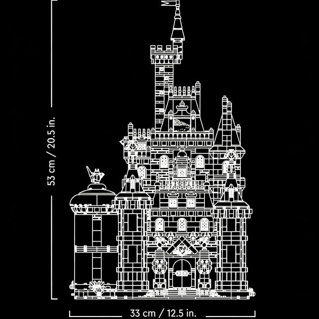 2026 New Beauty and the Beast Prince Adam Castle Adult Building Block Toy Best Birthday and Party gift