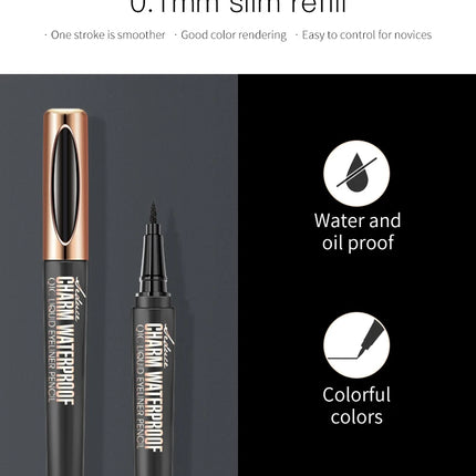 Liquid Eyeliner Pencil 4D Waterproof Mascara Set Cosmetics Eye Liner Thick Curling Mascara Eyebrow Pencil Eyes Makeup