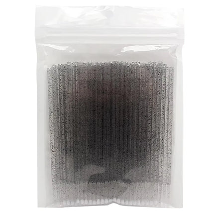 100pcs Eyelash Cleaning Brushes Micro Cotton Swab Individual Removing Makeup Brush Eyelashes Microbrush Beauty Clean Tools