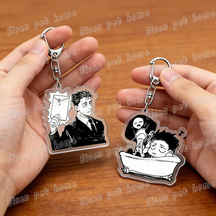 Anime Hiromi Higuruma Keychain Accessories Bag Charm Jjk Gojo Kaisen Manga Keyrings Fans Freinds Gifts