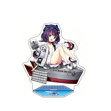 Azur Lane Acrylic Stand Keychain 2026 New Battle Ship Style Enterprise Belfast Takao Sovetsky Soyuz Character Merch