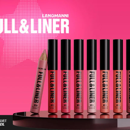 Waterproof Matte Lipliner Pencil Brown Contour Tint Lipstick Pen Long Lasting 6 Color Wooden Lip Liner Pencil Full-lip Makeup