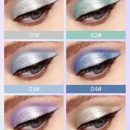 12 Colors Glitter Diamond Liquid Eyeshadow Set Sparkly Long Lasting Waterproof Shiny High Pigmented Brighten Makeup Cosmetics