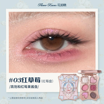 Flower Knows Bonnie Bunny Garden Collection Matte Shimmer Eye Shadows Highly Pigmented Eye Makeup Eyeshadow Highlighter