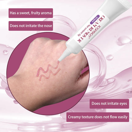 ICONSIGN Eyelash Extension Remover Cream - 1g | 5g | 10g, Salon-exclusive eyelash care product, low irritation