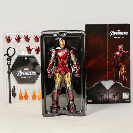 ZD Toys Iron Man Mark MK 1-7 17 21 42 43 45 46 85 Tony Stark Collectible Model Doll Action Figure Toy