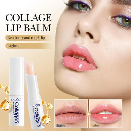 1/3/5/10PCS Collagen Lip Balm Fall And Winter Anti-Cracking Moisturizing Lip Balm Improve Hydration Plumping Antiaging