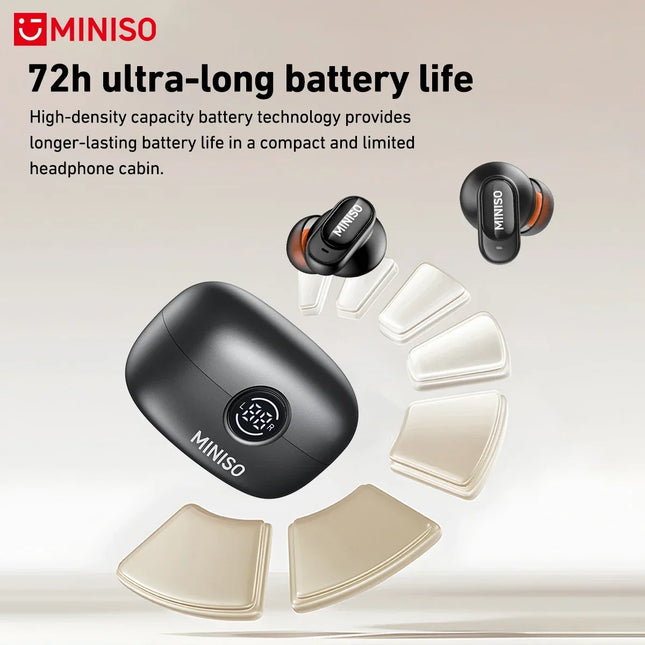 MINISO MS105 Bluetooth Earphone In-Ear Earbuds Soft Earbuds Wireless Headphones Waterproof IPX5