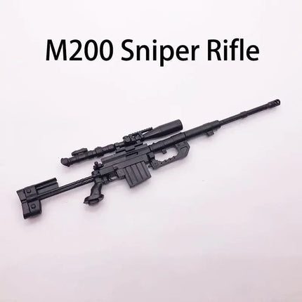 1/6 Gun Model 98K G43 Rifle Type 38 M200 Sniper Rifle RPG Plastic Assemble Soldier Gun For 12" Action Figure Toy Ornament