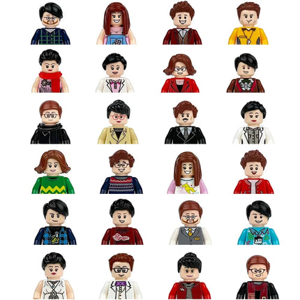 Building block toys, mini figures, character action figures, city people, building block accessory sets, children's gifts