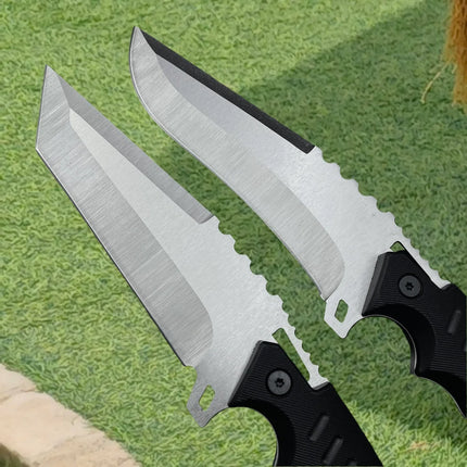 Kydex Sheath Knife 9CR18MOV Blade Nylon Fiber Handles Tactics Hunting knife High Hardness Outdoor Wilderness Camping EDC Tools