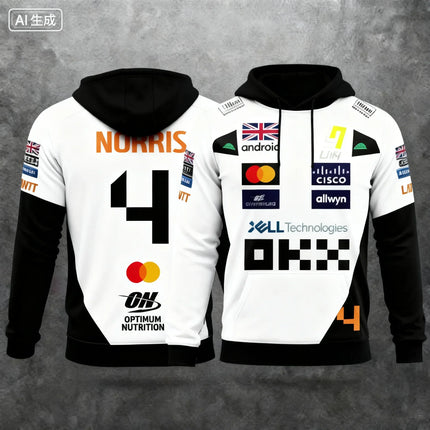 2026 Lando Norris Fall/Winter  New Collection: The Perfect Combination of Racing Style Hoodies and Extreme Sports Clothes