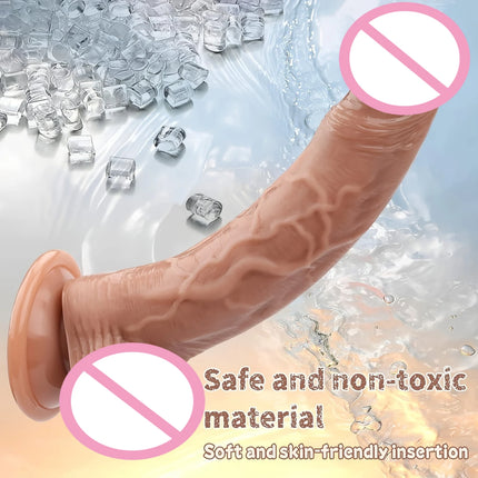 Dildo with Strong Suction Cups, Privacy Box Butt Plug Realistic Adult Sex Toys  Anal Dildos  for Women Couples  Anal Dick Gode