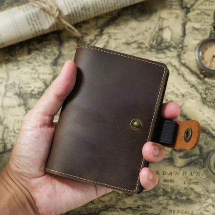 Vintage Leather Journals Cover Handmade Pocket Notebook Diary with Pen Holder Writing Notepad for Office School & Travel Journal