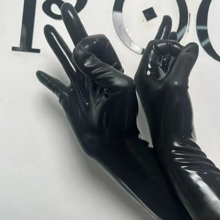 Rubber gloves men latex male socks latex bodysuit for men catsuits  Adult Unisex SeamlessZentai Suit
