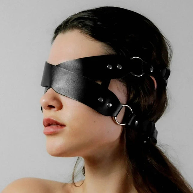 Erotic Accessories Fetish Mask  Cosplay Leather Mask Couples Halloween Party Mask Masquerade Ball Fancy Masks Punk