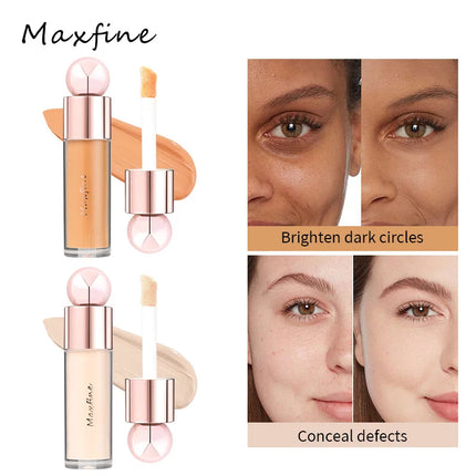 Cream Concealer Full Coverage Foundation Cream For Dark Skin Oil-Control Korean Moisturizing Foundation Lasting Base Makeup