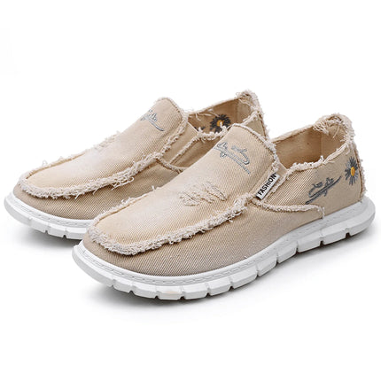 women's shoes   Daisy embroidery denim, casual sneaker. women's shoes summer 2025 . cheap shoes clearance free shipping