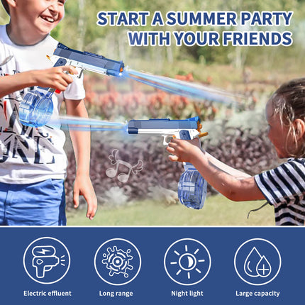 Electric Water Gun 1911 Rechargeable Automatic & Manual Spray Gun Toys Capacity Range Up to 26 FT Range for Adults & Kids