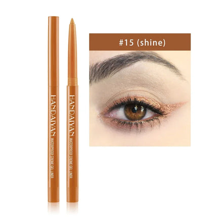 Matte Colorful Eye Liner Pen Cream 20 Colors Eyeliner Gel Pencils Option Easy To Wear Make Up Cosmetics White Yellow Blue Purple