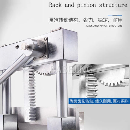 BABEJING Desktop Manual Meat Cutter for Frozen Meat & Small Bone Saw Household Kitchen Tool for Efficient Food Preparation