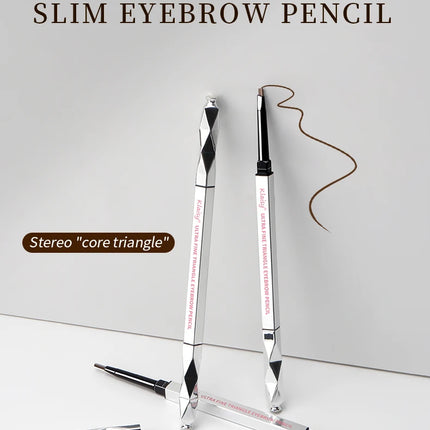 klaisy silver triangle slim eyebrow pencil