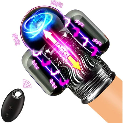 Glans Vibrator Trainer Male Delay Ejaculation Lasting Trainer Vibrator  Penis Sex Toy for Pleasure Remote Control Masturbation