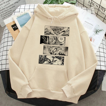 Thorfinn Vinland Saga Vinrando Saga hoodies women graphic aesthetic gothic japanese Hooded Shirt Pullover female vintage sweater