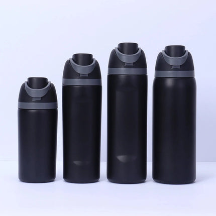 Portable Double-Sided Sport Water Fruit Cup Large Capacity Vacuum Insulated Stainless Steel 304 Two-Way Drinking Insulation Cup