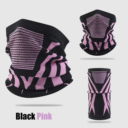 Windproof Warm Zebra Striped Face Mask/Scarf - Ideal for Motorcycle, Running, Skiing, Snowmobile - Winter Outdoor Protection