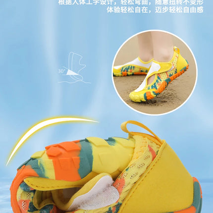 25-38# Quick Drying Water Sports Shoes Kids Summer Aqua Shoes Parent Child Vacation Beach Swim Student Indoor Fitness Shoe