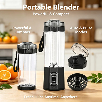 2026 New Electric Portable Blender | Multifunctional Fruit Juicer Mixer High Speed Blender Juicer | Easy Clean & BPA Free