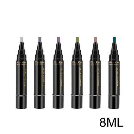 Summer Neon Gel Nail Polishs Pen Long Lasting Pure Color Nail Gel Nail Arts Marker Manicure Pen Nail Polishs Base Top Coat Gel