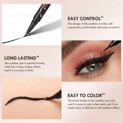 1PC Ultra-thin Waterproof Liquid Eyeliner Quick Dry Smooth Eye Liner Long Last Lower Eyelash Pen  Makeup Cosmetics