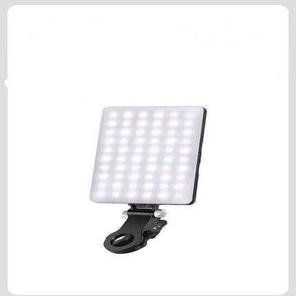 LED Mobile Phone Fill Light USB Type-C Dual Port Charging Universal Fill Lamp For Makeup Live Streaming Selfie Video Conference