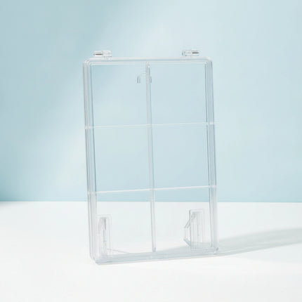 Tabletop Display Case with Compartments Transparent Acrylic Display Case with Stand Organizer Dustproof Sturdy for Collectors