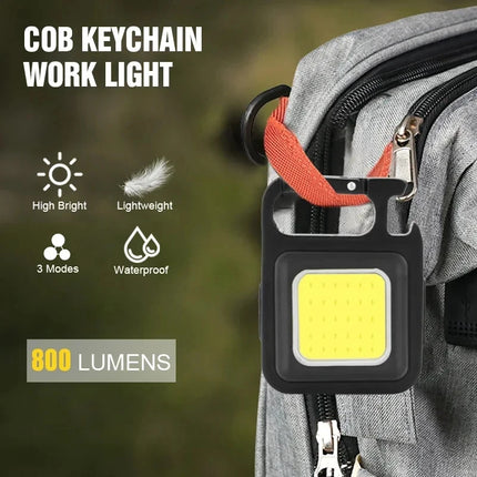 3LED Strong Light Flashlight Rechargeable Multi functional for Long Range Portable Outdoor Home Mini Flashlight Cap Clip Light