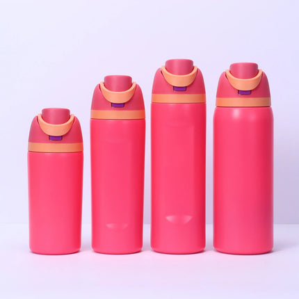 Portable Double-Sided Sport Water Fruit Cup Large Capacity Vacuum Insulated Stainless Steel 304 Two-Way Drinking Insulation Cup
