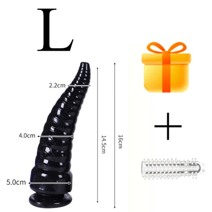 Adults Product  Sex Toys Butt Plug Dildos Anal Expander Octopus Tentacle Dildo Anal G-Spot Butt Dilator with Big Suction Cup 18+