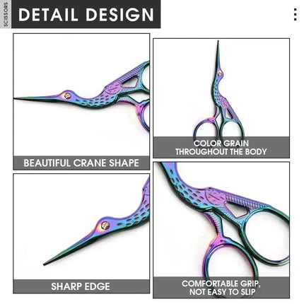 Eyebrow Scissor Makeup Eyelash Trimmer Facial Hair Remover Stainless Steel Nail Cuticle Manicure Scissor Beauty Makeup Tool