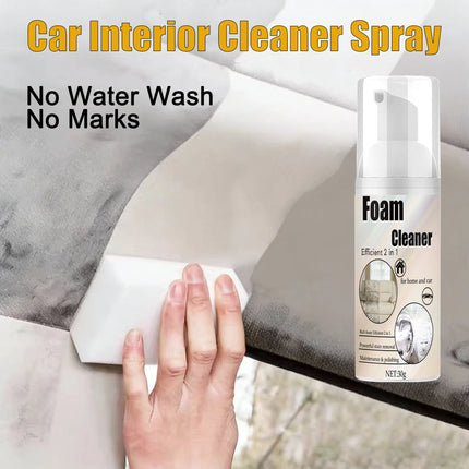 Multifunctional Foam Cleaner Car Interior Stain Removal and Cleaning Leather Seat Home Foam Cleaner Spray Maintenance Wash
