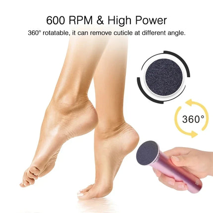 Electric Grinding Pedicure Tools Foot Sandpaper File for Heels Professional Foot Care Tool Dead Hard Skin Callus Remover