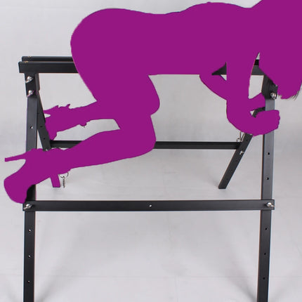 Sex Restraints Kneel Chair Furniture Bondage Open Leg Steel Frame Adult Games SM Training Sex Toy For Women Couples