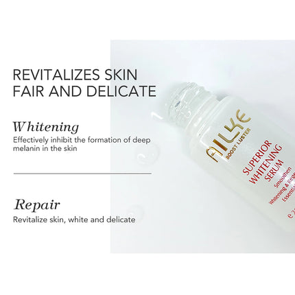 AILKE Whitening Skin Care Set, With Glutathion Vitamin C, Brighter Smoother Skin, Reduce Dark Spots, Clean Skin, Moisturizing