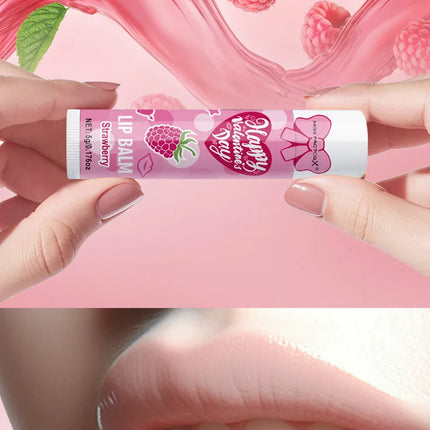 Women's Gifts 4PCS/Box Lip Balm Set Moisturizing and Glossy Suitable for Dry Lips Valentine's Day Gifts for