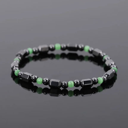 Magnetic Weight Loss Effective Anklet Bracelet Black Gallstone Hematite Stimulating Acupoints Therapy Arthritis Pain Relief