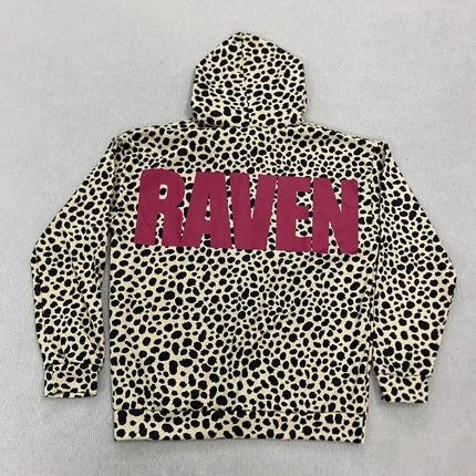 Y2K Trendy Ins Clothing Street Sle Punk Print Long Sve Hoodie Sweatirt ex Faion Retro k Color Overhead Jaet